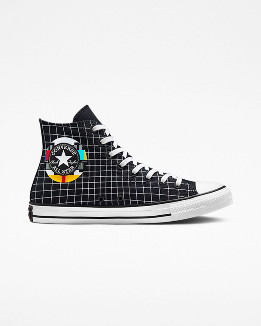 Women\'s Converse Chuck Taylor All Star Color Grid High Top Shoes White / Multicolor / Brown | AU 83946O